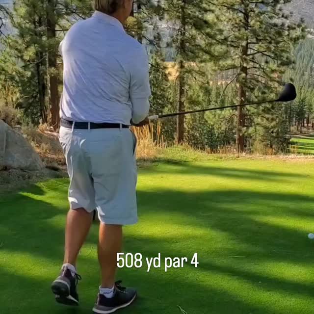 Clear Creek Tahoe. Memorable drive on Par 4 508 yards. 110 yds 56 degree. Three feet for birdie. Windage and Elevation , my dear Watson. A must play in the Lake Tahoe border of California and Nevada. Clear Creek, a premier golfing community and club. Views are spectacular. #golfstagram #golfcontentnetwork #instagolf #beautifuldestinations #golf