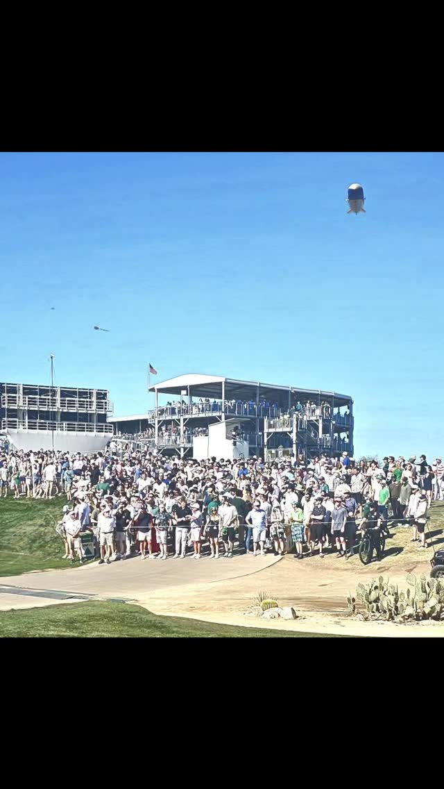 Chris Gotterup got er done!!! What an exciting finish between Chris and Matsayama. Overtime win for second win of the year for Gotterup! CONGRATS. That's a wrap on WMPHOENIX OPEN for 2026. Imagine having over 500,000 fans for the week of golf in sunny Arizona. Insane, but, crowds were respectful and loud. 
Thanks to all the volunteers, staff and Thunderbirds for an amazing tournament. 

Thanks for all the policemen who kept crowds in check. Good to see our old friend, Dave Gilberson.. this should be on your bucket list. There is no other tournament in the world that matches our crowds and entertainment. 
#golfstagram #golfcontentnetwork #couplesgoals #beautifuldestinations #golf