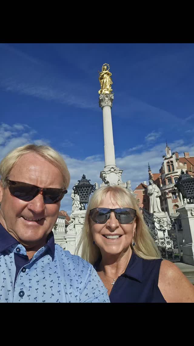 Before heading to Hungary, we stopped in a local farmers market. Wow! The fresh aroma of fruits and vegetables was amazing. Found a hidden church that was stunning. 
We crossed border to Hungary and arrived in the thermal resort town of Heviz. 

Home to the famous and largest thermal lake in the world. Streets were a live with bathers carrying tubes and noodles to float in thermal waters. Giant Cottonwood trees and beautiful flora gardens surround the lake. 

This area next to Lake Balaton is known throughout Europe for its healing waters. Can it fix my shoulder? Probably not, but, one can hope!  I'd settle for no three putts. 
#golf #golfstagram #travel #slovenia #hungary