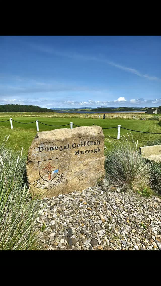 The sun really does shine in Ireland!! A wee bit of overcast greeted us at Donegal Golf Club this am. But, clouds disappeared and glorious sunshine shown thru. The course was in tremendous shape due to the rain and warm weather. Full growth in motion.

The fairways plush and rough deep and wide. It was a great round with light breezes. It was good to see our old friend Lynn Mc Cool, General Manager and Lady Captain Margaret. Always a treat to play Donegal. 15 minutes from Abbey Hotel. 

Paul MaGinley is revamping front nine holes and working on the back nine. Work in progress. Looking good Paul.
#golfstagram #donegalgolfclub #instagolf #greengolfball #couplesgoals