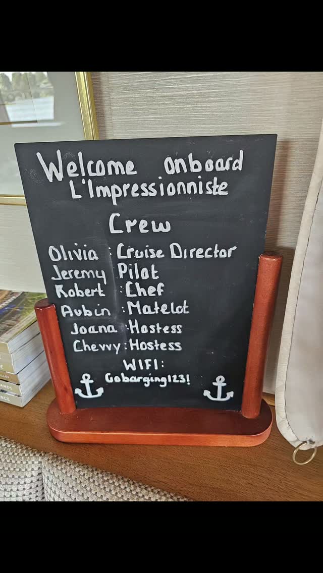 We arrived in Dijon and drove down to Chalon to start our week of Barge cruising on the Soane River. Canal cruising with European Waterways in the Burgundy Wine region. It will be an awesome trip. Our cabin is lovely. Menu is scrumptious as always! 
#europeanwaterways #beautifuldestinations #burgundy #france #chalon