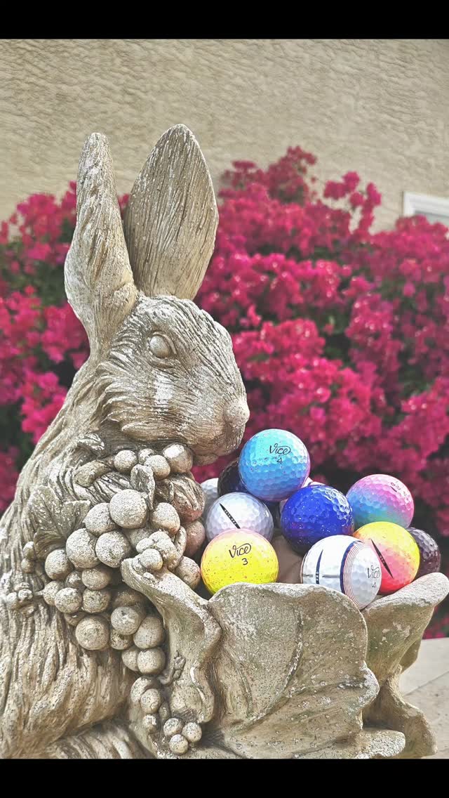 Why not a Easter ball hunt for all the golfers. Vice brings the colors. Don't forget to add AGC discount code at checkout when ordering your favorite Vice colors.#golfstagram #instagolf #golf #couplesgoals #golfing