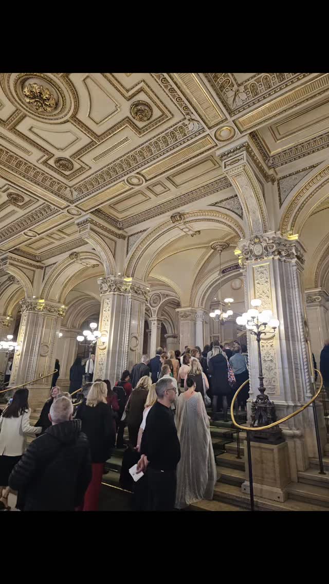 A NIGHT AT THE OPERA!! One of the most famous opera houses in the world. We were lucky to score tickets to the opera. What a spectacular house indeed!! So much fun. #operahouse #viennaopera #beautifuldestinations #couplesgoals #travel
