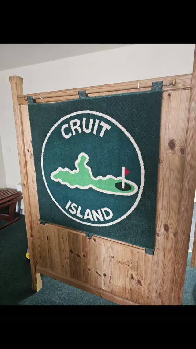 We finally made it to the most spectacular Nine Hole course in the world. Cruit Island Golf Club is truly the Crown Jewel of The Wild Atlantic Way. Every hole is either blind tee shot or scary over ravines and water. 
Thirty mile hour winds dont help. 

Thanks to John, Amy and Peter for setting us up on our tour. Eugene allowed us off early to beat the rain. It is a tough walking track. Up and down you go. Trying your best to adjust to wind in your face or sideways. 
Next trip to Ireland, a must play. We made it thru 18 holes before rain came. Just in time for a Guinness. Ha!#golfstagram #couplesgoals #wildatlanticway #greengolfball #cruitisland