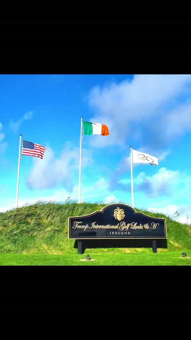 Trump International Golf Links at Doonbeg. Wow! Shane Lowery is lapping the field. We'll Done, Shane. Amgen Irish Open is almost over. Great job by the Trump GolfTeam and all the volunteers. Doonbeg is a very special place. 

Always welcoming are the Irish. Great to see our President congratulating the boys and enjoying the tournament at his golf course. #golfstagram #golfcontentnetwork #couplesgoals #beautifuldestinations #trumpgolf