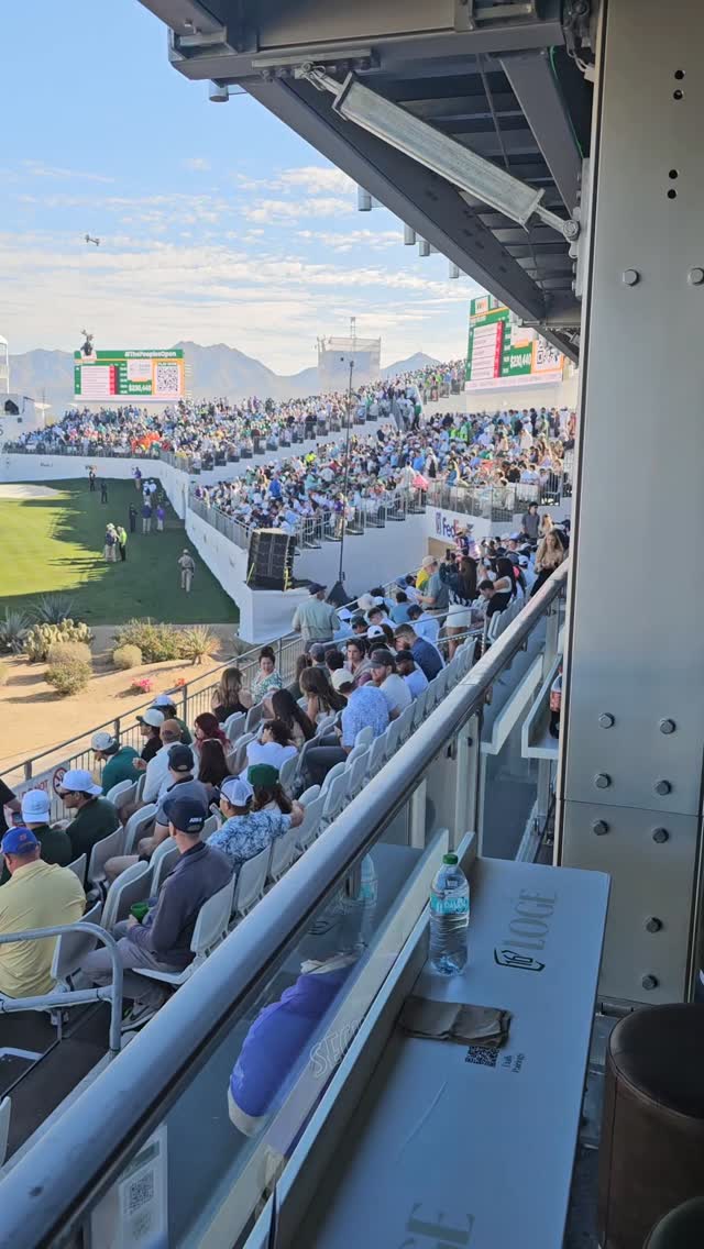 The 16th hole is locked and loaded! 10am##golfstagram #golfcontentnetwork #couplesgoals #golf #wmopen🏌⛳️
